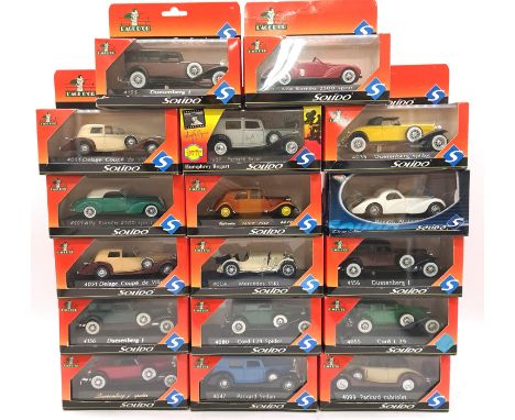 Solido "Age D'Or", "Signature Series" and similar, a boxed 1:43 scale Classic vehicle group to include Signature Series Packa