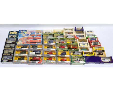 Corgi, a boxed commercial vehicle and motor vehicle group, comprising of; military vehicles, aircrafts, haulage and similar. 