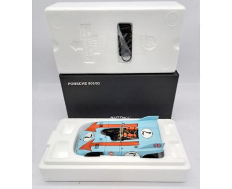 Autoart (Signature Series), a boxed 1:18 scale 87174 Porsche 908/03 (Targa Florio 1971) "Redman/Siffert" with racing number 7