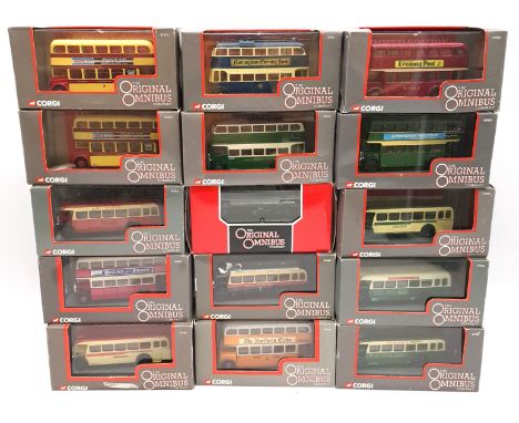 Corgi Original Omnibus, a boxed group to include 97945 Leyland PD2/12 "Ribble Motor Services Ltd" and others. Although not ch