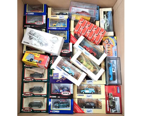 Corgi (Mini7 and similar), Dinky (Atlas/Norev) and similar, a boxed group which includes a quantity of "Mini" models to inclu