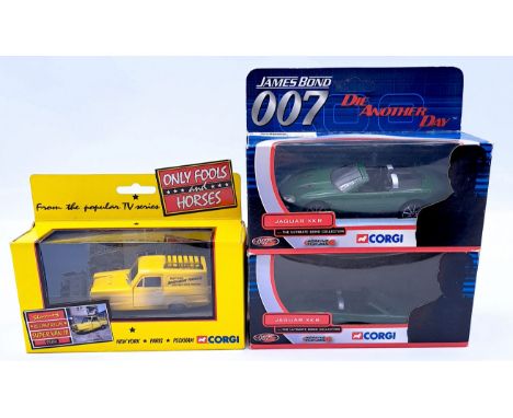 Corgi, a boxed TV and Film Related group to include TY07601 James Bond (007) Jaguar XKR "Die Another Day", 05201 "Only Fools 