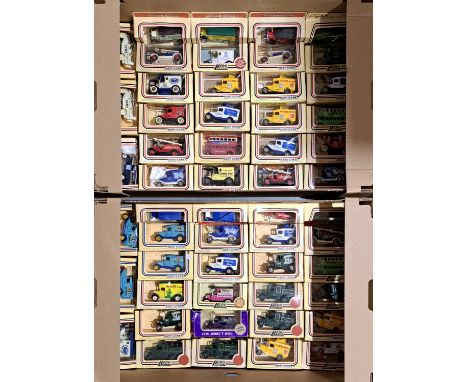 Lledo, a boxed group of promotional models to include 64003 1950 Bedford Ambulance "Army Ambulance", DG90000 GMC Tanker "Texa