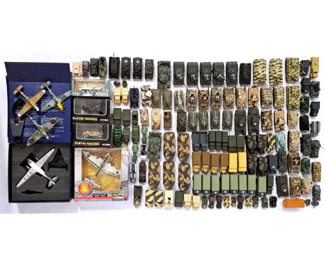 Oxford Diecast, Corgi and similar, a boxed and unboxed Military group comprising of Aircraft, Personal Carriers, Tanks and si