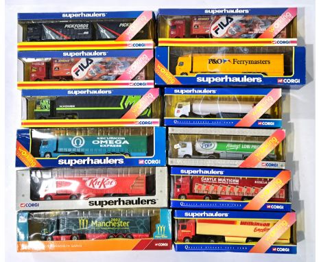 Corgi Superhaulers, a boxed commercial Truck/Trailer group. Conditions although not checked for completeness appear generally