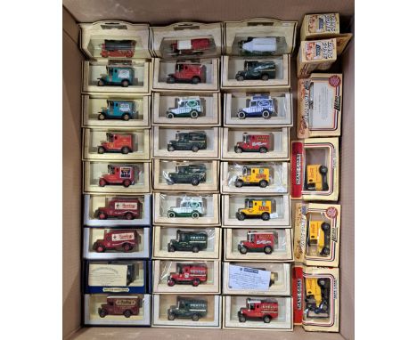 Lledo, a boxed group of promotional models to include 6126 1920 Model 'T' Ford Van "Caledonian Railway", 28013 Mack Canvas Ba