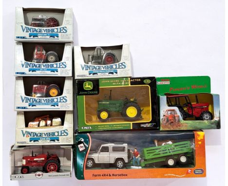 Ertl, John Deere (Ertl), Lone Star and similar, a boxed group comprising of Farm related vehicles, to include Ertl Vintage Ve