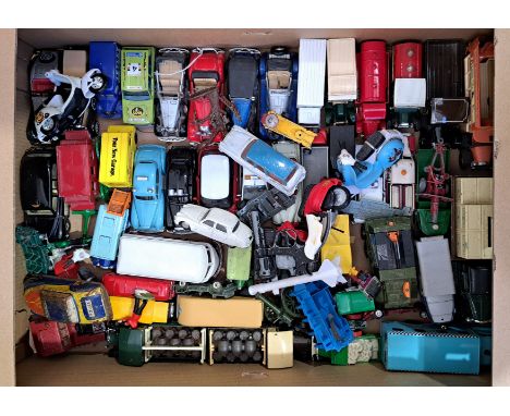 Corgi, Matchbox, Dinky and similar, a unboxed group comprising of Emergency, Commercial, Car and similar, to include Corgi Ja