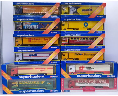 Corgi 'Superhaulers' and similar a boxed commercial vehicle group, to include; TY86613 - Scania Container 'Wilkinson', TY8700