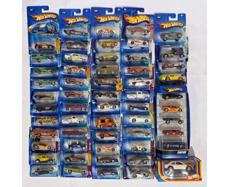 Hot Wheels (Mattel), a carded group comprising of long and shot cards to include J3277 Datsun 240Z 2006 First Editions 36/38,
