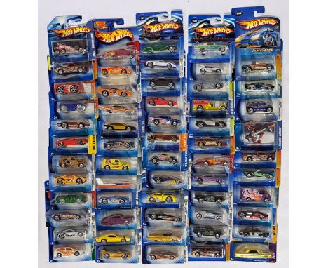 Hot Wheels (Mattel), a carded group, Comprising of Long and Short Cards to include C2715 2004 First Editions 44/100 Crooz Ooz