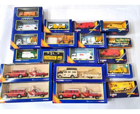 Corgi Classics, Working Features Series and similar, a boxed Commercial group to include 3 vehicle set (Working Features Seri