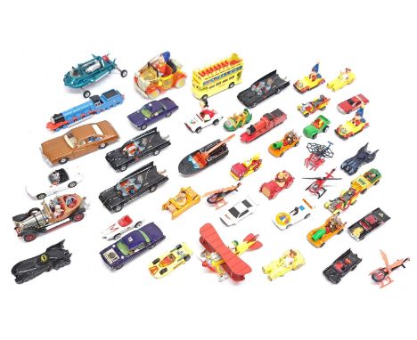 Corgi, Ertl &amp; similar, an unboxed TV, Film &amp; related group. &nbsp;Includes Batman, Joe 90, Kojak, James Bond 007 &amp
