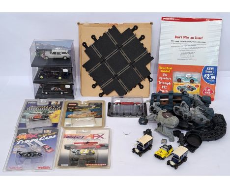 Altaya, Tyco, Dinky (Norev/Atlas), Scalextric and similar, a boxed and unboxed group to include Tyco 8936 Formula TYCO "Nigel