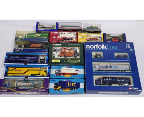 Corgi &amp; Saico a boxed commercial vehicle group, comprising of series'; 'Corgi Classics', 'Corgi Original Omnibus' and sim