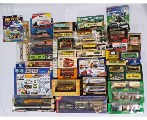 Corgi, Majorette, EFE and similar, a boxed group comprising of Train, Bus, Commercial, Aviation and similar. Although uncheck