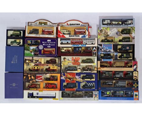 Lledo, a boxed group comprising of The RFC/RAF Anniversary Collection, London's Fire Engines, The Home Front Collection and s