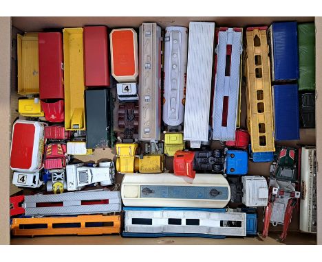 Matchbox, Corgi, Siku, Majorette and similar, a unboxed Commercial group. Although not checked for completeness conditions ge