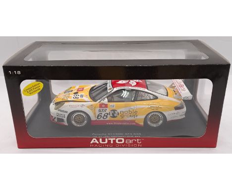 Autoart (Racing Division) a boxed 1:18 scale 80582 Porsche 911 (996) GT3 RSR (2005 FIA GT Round 9) "Matthew Marsh" with racin