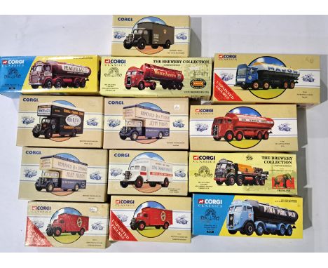 Corgi Classics, a boxed Commercial group comprising of Tankers, Pantechnicon and similar to include 27901 (The Brewery Collec
