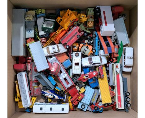 Corgi, Matchbox, Dinky, Scalextric, Britains and similar, an unboxed mainly Commercial group which includes some earlier issu