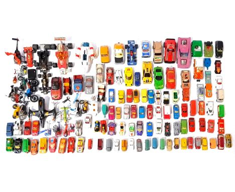 Matchbox, Corgi, Dinky, Hot Wheels and similar, a unboxed Car, Commercial, Film and TV related group, to include Matchbox 34 