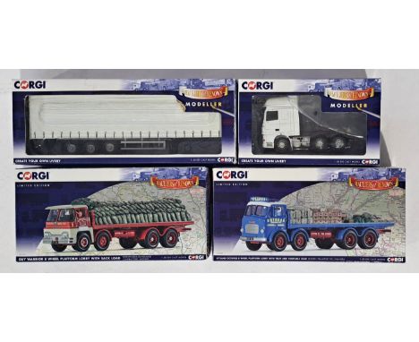 Corgi "Haulers of Renown" and "Haulers of Renown" Modeller, a boxed group to include CC10605 Leyland Octopus 8 Wheel Platform