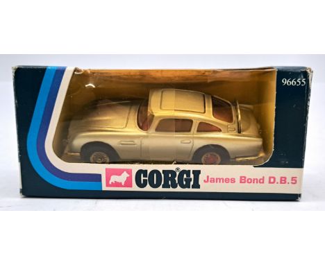 Corgi 96655 (Re-Issue 270) - "James Bond" - Aston Martin DB5 (1/43rd scale) finished in Silver, Red interior &amp; Tyre Slash
