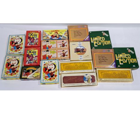 Corgi, a multi-vehicle gift set boxed group, to include; 98970 - Marvel Super Heroes Limited Edition 'X-Men', D14/1 - The Dan