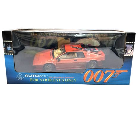Autoart, a boxed 1/18th Scale No.70060 "James Bond" Lotus Esprit Turbo taken from the film "For Your Eyes Only" In Metallic B