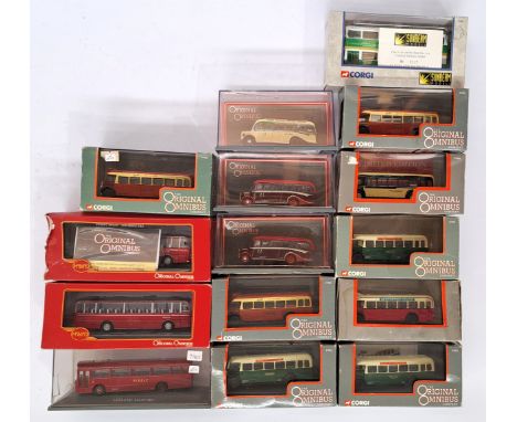 Corgi The Original Omnibus Company and similar, a boxed Bus group to include 97852 Bristol L6A Maidstone &amp; District Motor