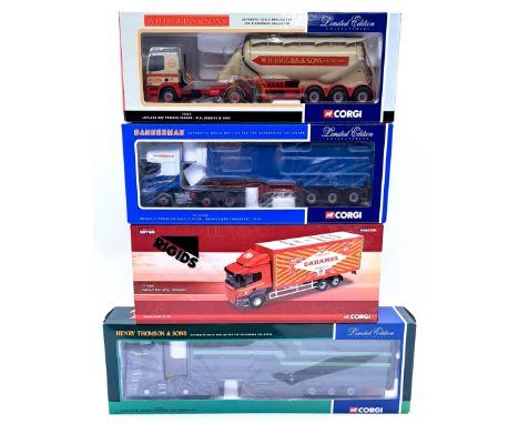 Corgi, a boxed 1:50 Scale Commercial group comprising of Limited Edition Collectables and Rigids, to include CC14202 Scania P