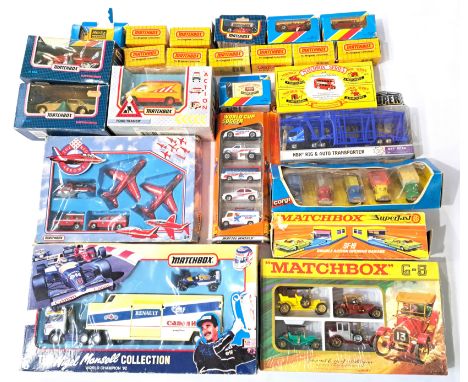 Matchbox &amp; Corgi, a boxed group which includes some earlier issues and Gift Sets to include Matchbox G-5 Gift Set, Matchb
