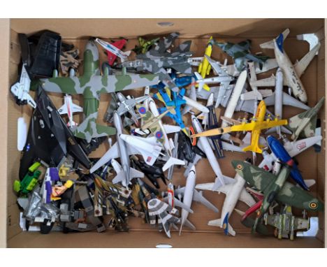 Corgi, Matchbox, Ertl and similar, a unboxed Aviation and similar group Comprising of Military, Civilian and other, to includ