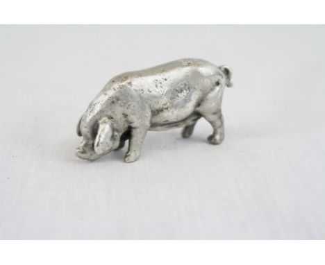 Silvered Model of a Pig