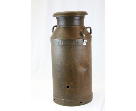 Early Vintage Iron Milk Churn from the Co-op Society Limited London