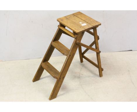 Vintage Set of Oak Dresser Steps