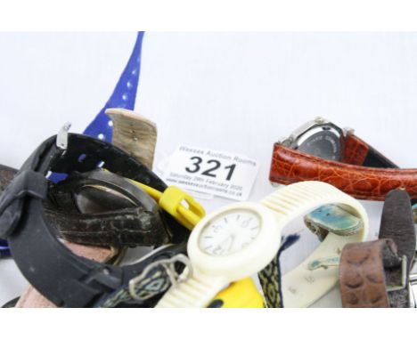 Mixed collection of Wristwatches to include Quartz &amp; manual wind examples