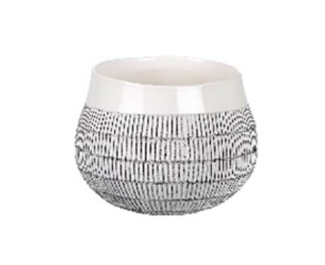 Organic Ceramic Planter  White 150x170mm (4pk) (5011745871447)