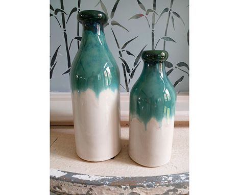 Coombe Ceramic Vase Sage Set of 2 170x70mm (6pk) (5011745402498)