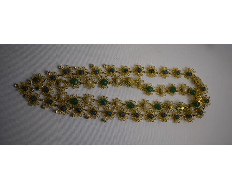 A quantity of vintage and later costume jewellery including chains, pendants, brooches, Christian Dior necklace, Cleopatra st