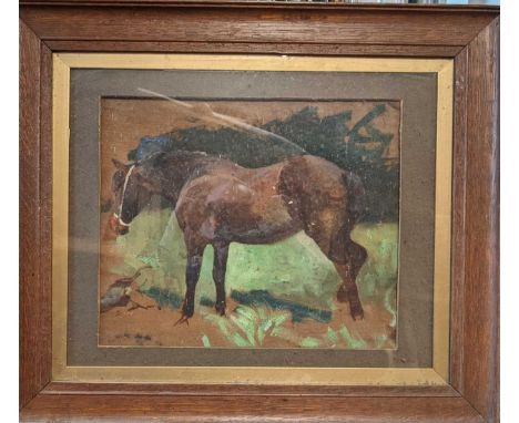 A collection of six sporting pictures; including, two prints by John Cyril Harrison (1898-1985), grouse on a moor, both indis