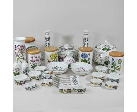 A collection of Portmeirion Botanic garden pattern table wares, to include tureens