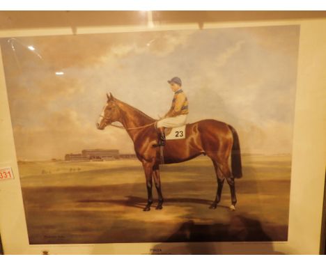 Framed and glazed limited edition 281 / 850 lithograph Pinza 52 x 40 cm 