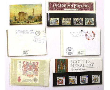 A box of first day covers