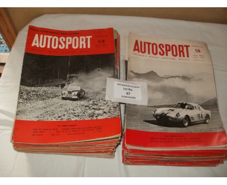 Motor Sport: Vintage Autosport weekly magazines 1954-1958. 1954-Vol. 8 No. 1 01/01/54 - Vol.9 No 27 31/12/54 (38) 1955-Vol. 1