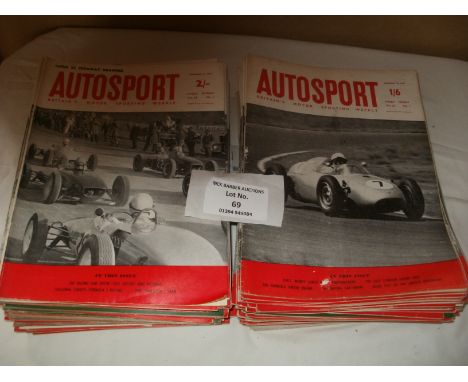 Motor Sport: Vintage Autosport weekly magazines 1961-1962. 1961-Vol. 22 No. 1 06/01/51 - Vol.23 No 26 29/12/61 (52) 1962-Vol.
