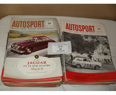 Motor Sport: Vintage Autosport weekly magazines 1959-60. 1959-Vol. 18 No. 1 02/01/59 - Vol.19 No 26 25/12/59(some dupl) (64) 