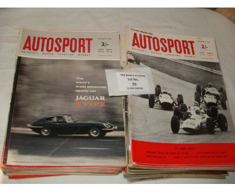Motor Sport: Vintage Autosport weekly magazines 1963-64. 1963-Vol. 26 No. 1 04/-1/63 - Vol.27 No 26 27/12/63 (56) 1964-Vol. 2