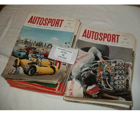 Motor Sport: Vintage Autosport weekly magazines 1965-66. 1965-Vol. 30 No. 1 01/01/65 - Vol.31 No 23 03/12/65 (35) 1966-Vol. 3